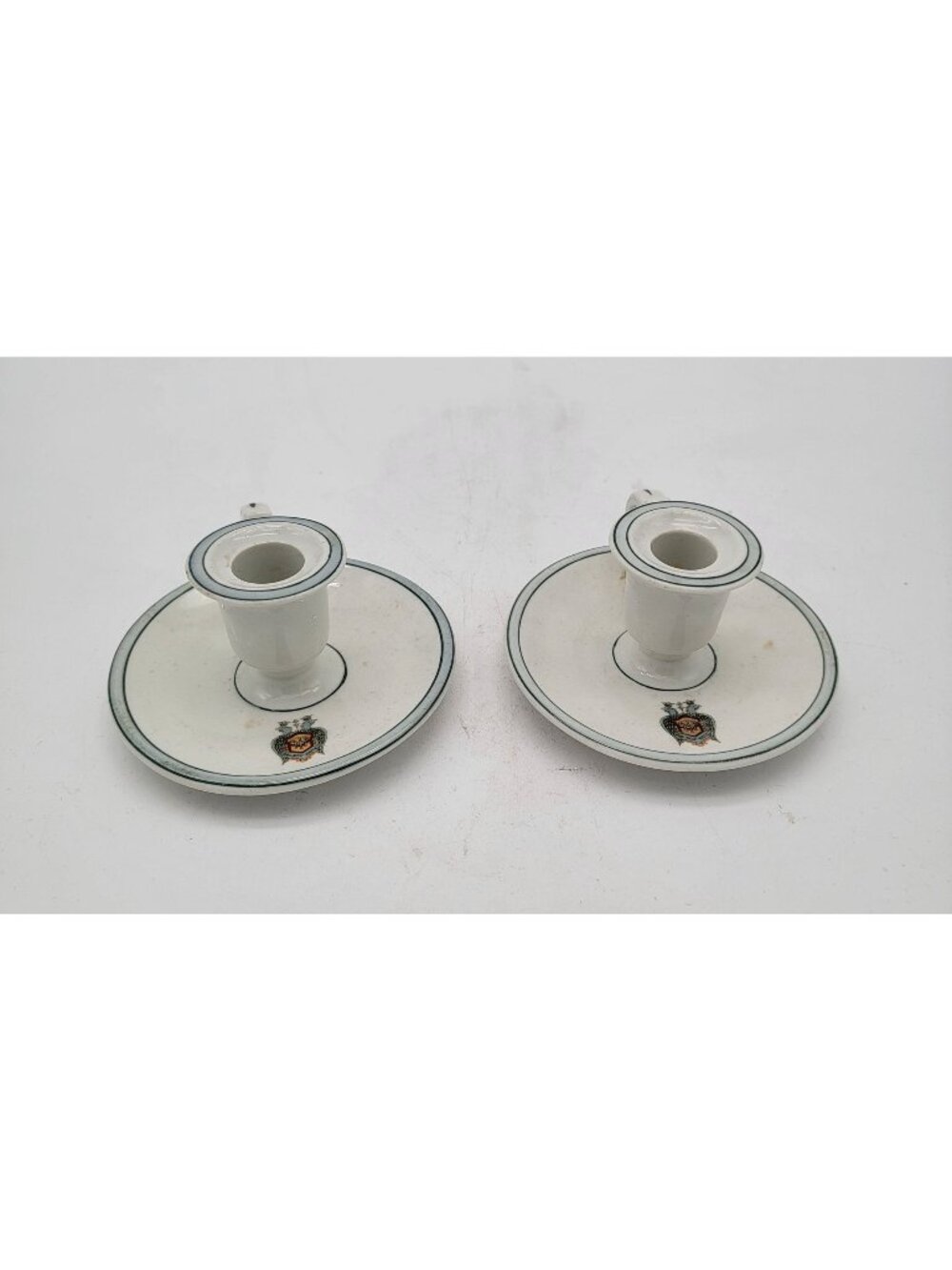 1920s Palace Hotel San Francisco Syracuse China Chamber Candle Holders Set Of 2